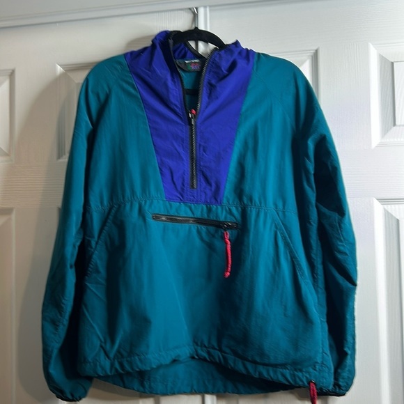 REI Kids Windbreaker Pullover Half Zip Pocket Drawstring READ XL - Picture 1 of 9